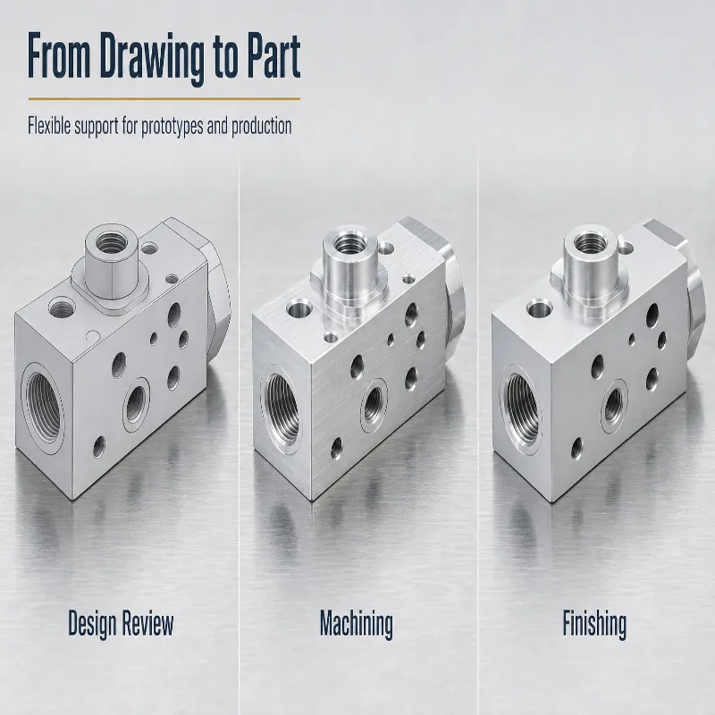 Aluminum CNC Machining OEM Production Workflow